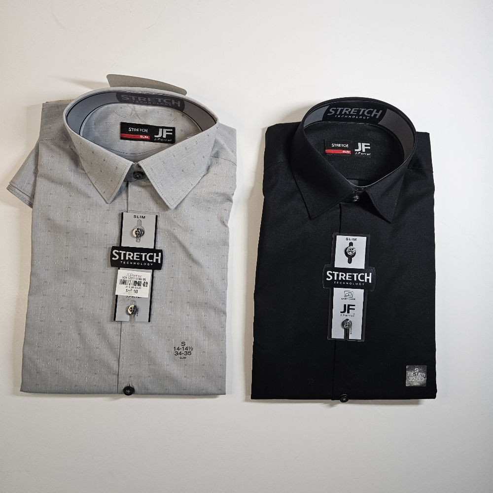 MEN'S STRETCH TECHNOLOGY J. FERRAR LONG-SLEEVE SHIRT Both For 50